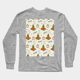 Pattern with cozy home interior Long Sleeve T-Shirt